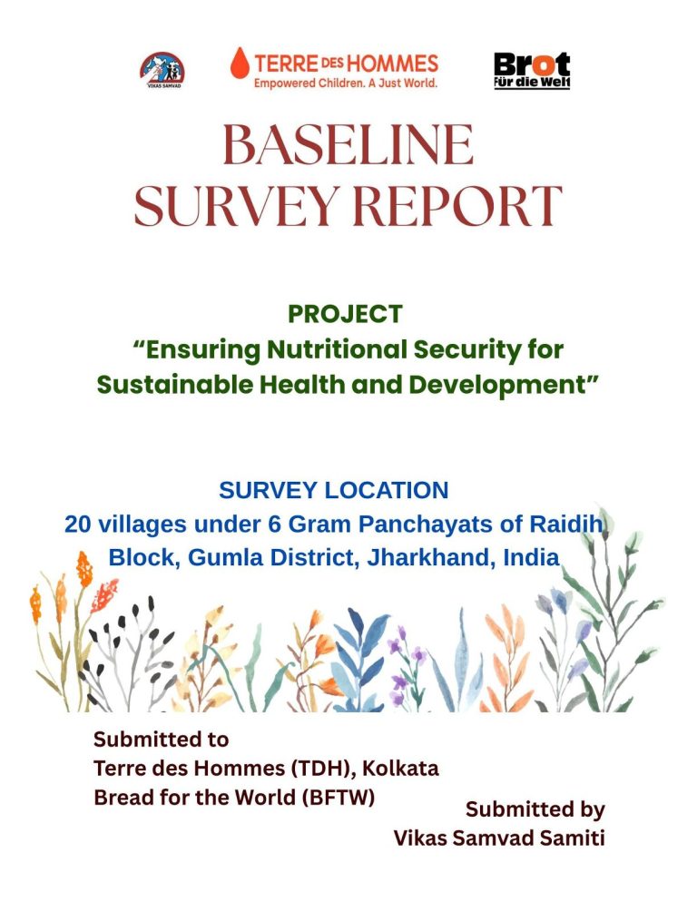 Baseline Survey Report: Ensuring Nutritional Security