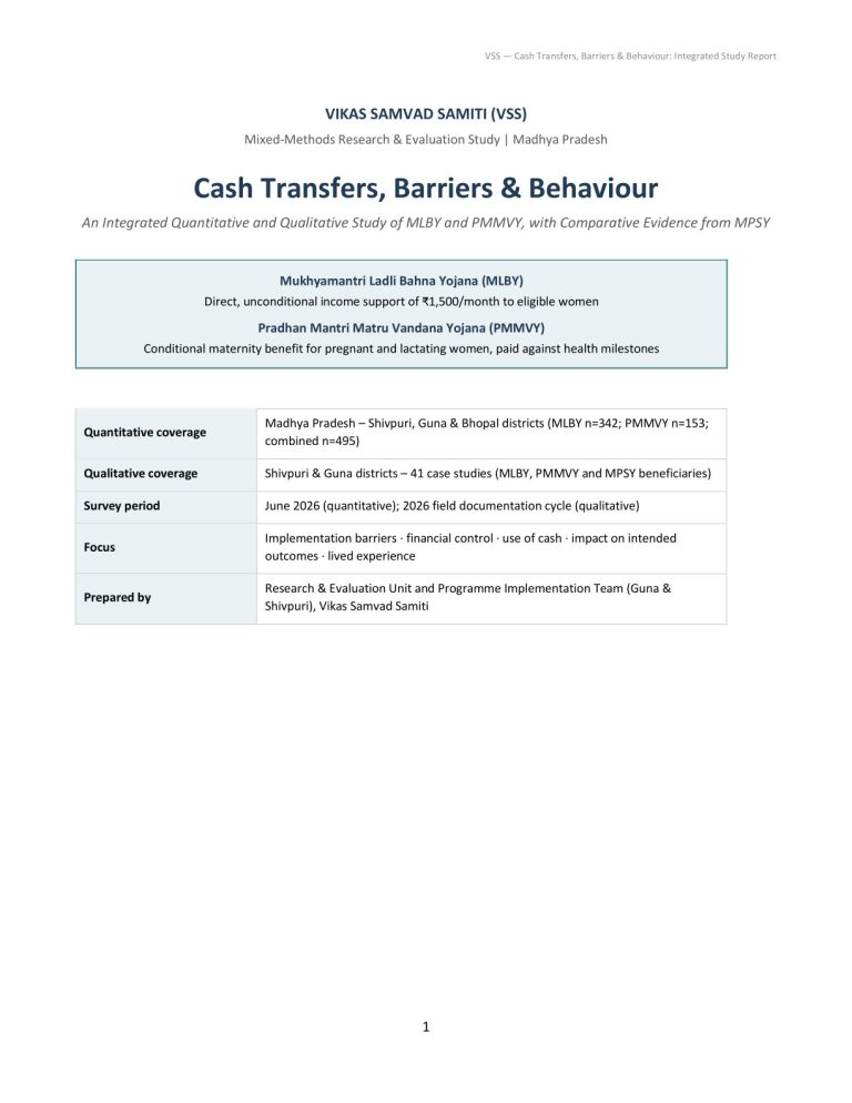 Cash Transfers, Barriers and Behaviour
